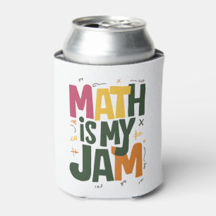 Porta-lata Groovy Math é Minha Paixão Primeiro Dia de Volta à