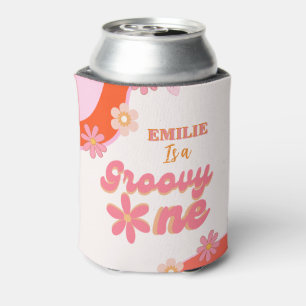 Porta-lata Groovy One Party Boho Retro Daisy