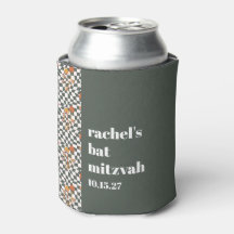 Groovy Retro Cogumelos Verdes - Bat Personalizado 