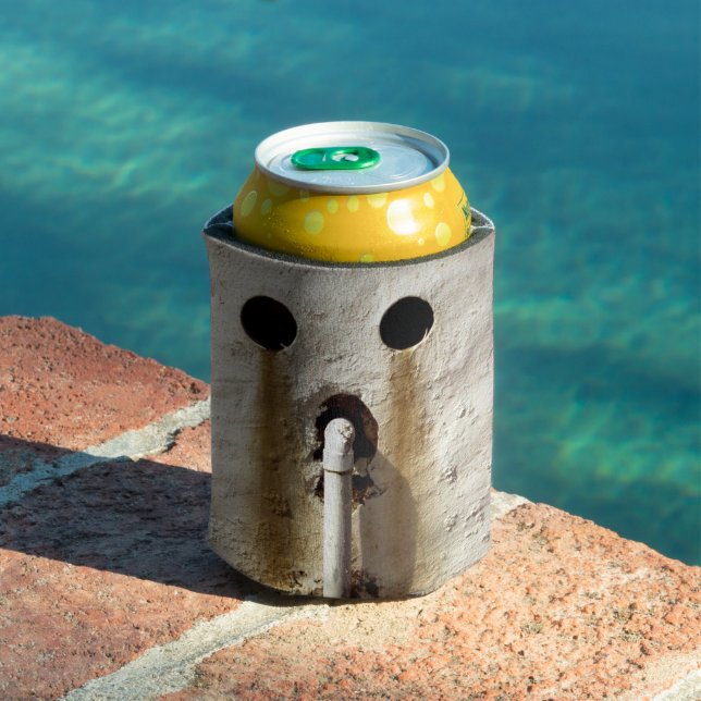 Porta-lata Grunge - Tubo de Água Exposto (Piscina in situ)