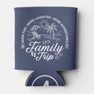 Porta-lata Grupo Trip da Família Personalizada Correspondendo