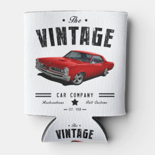 Porta-lata GTO vermelho da empresa Carro vintage