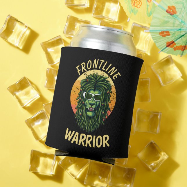 Porta-lata Guerreiro de linha de frente amarela (Verão in situ)