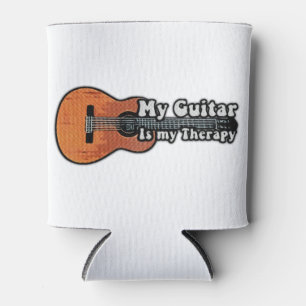 Porta-lata guitarra motivadora dizendo para guitarristas
