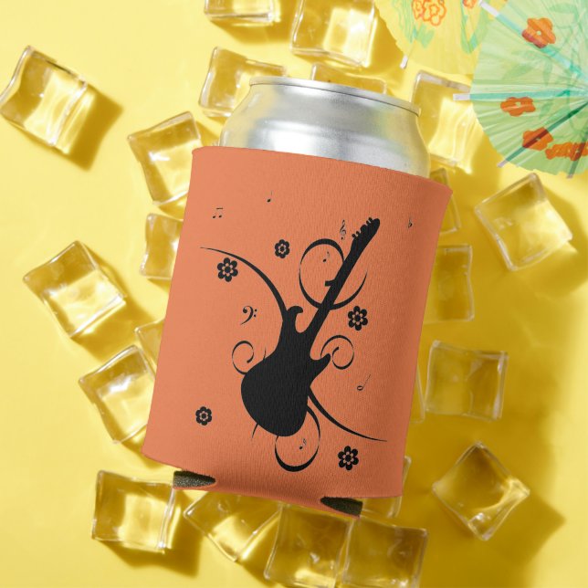 Porta-lata Guitarra pode arrefecer (Verão in situ)