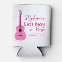 Guitarra Rosa Último Bash em Nash Bachelorette