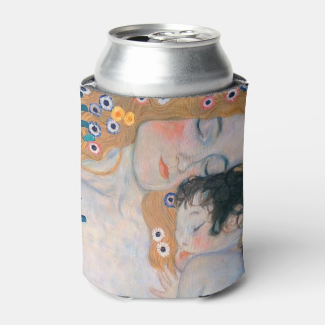 Porta-lata Gustav Klimt - Mãe e Filho (Can Front)