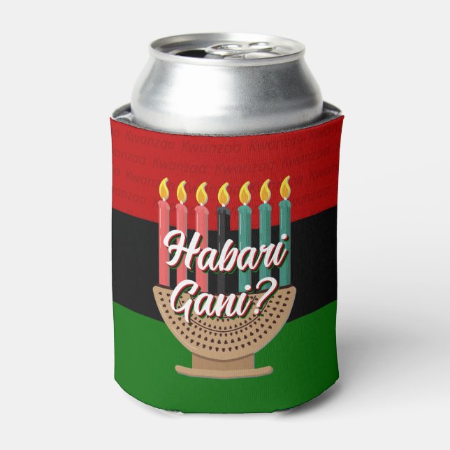 Porta-lata HABARI GANI Kwanzaa (Can Front)