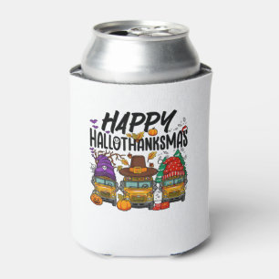 Porta-lata HalloObrigadoMas Halloween Ação de Graças Sc