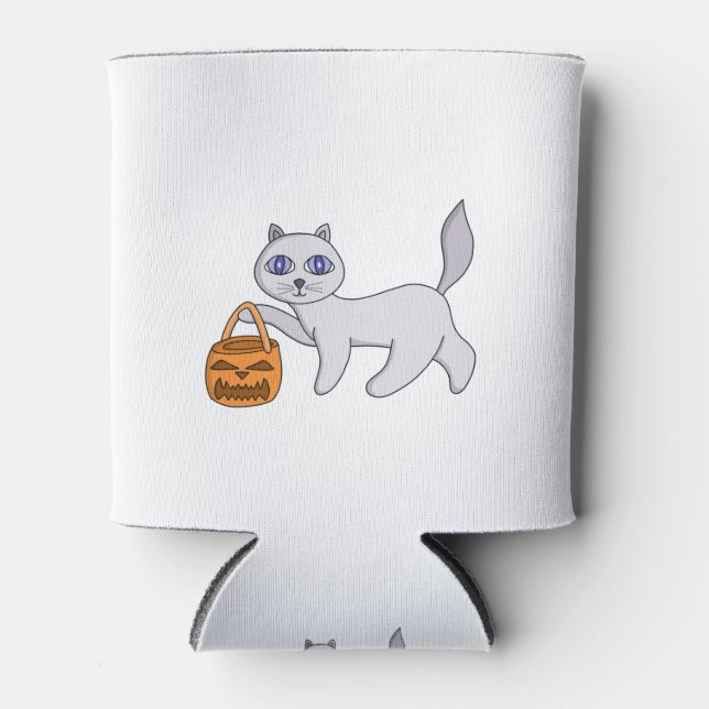 Porta-lata Halloween Cat (Frente)