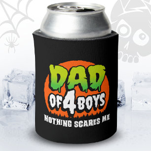Porta-lata Halloween Divertido Nada Me Assusta Pai de 4 Menin