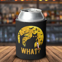 Porta-lata Halloween Gato Negro What?