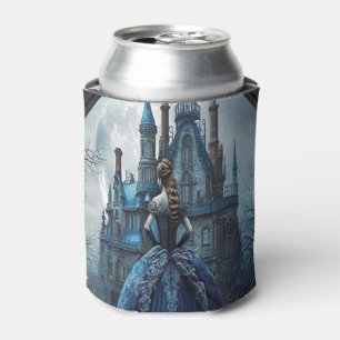 Porta-lata Halloween Hauneen Casa Azul Noite Assustadora