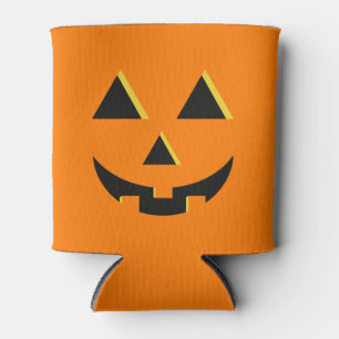 Porta-lata Halloween Pumpkin Jack-O-Lanterna pode arrefecer