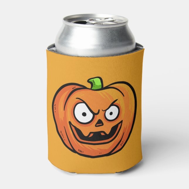 Porta-lata Halloween Pumpkins consegue resfriar 2 (Can Front)