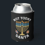 Porta-lata Hanukkah Hoje Não Papai noel o judeu Chanukah<br><div class="desc">Hanukkah Hoje Não Papai noel o judeu Chanukah</div>