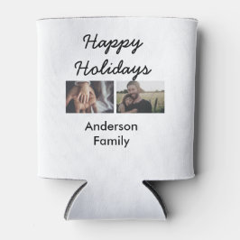 Porta-lata Happy holidays father son Christmas photo family n