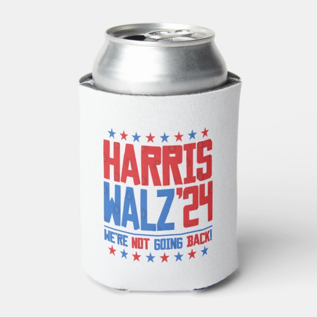 Porta-lata HARRIS WALZ 2024 - Não vamos voltar (Can Front)