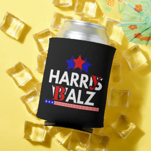 Porta-lata Harris Walz 24 Harry Balz 2024 Meme Democráticos