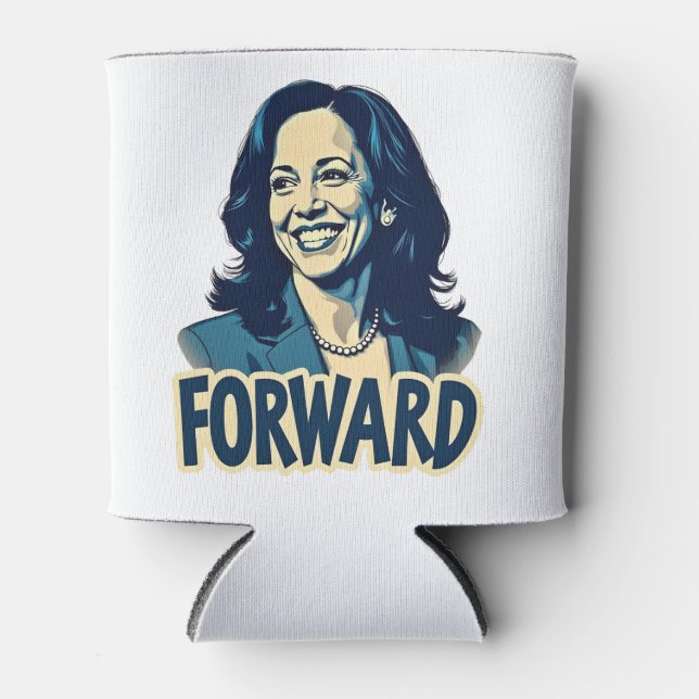 Porta-lata Harris Walz Eletion 2024 Forward Gift (Frente)