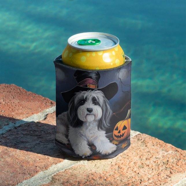 Porta-lata Havanese Pumpkins Halloween Scary (Piscina in situ)