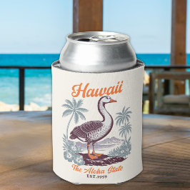 Porta-lata Hawaii Aloha State Wild Goose Design
