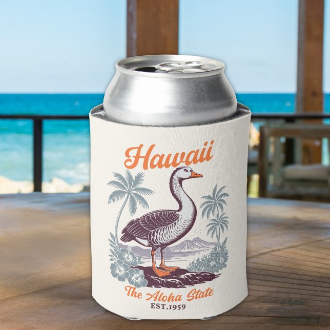 Porta-lata Hawaii Aloha State Wild Goose Design (Criador carregado)