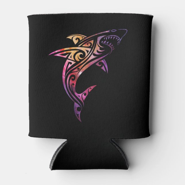 Porta-lata Hawaii Mano Tribal Shark Lover (Frente)