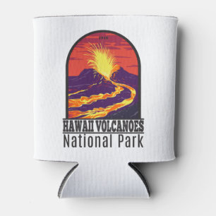 Porta-lata Hawaii Volcanoos National Park Vintage