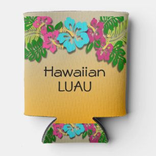 Porta-lata Hawaiian Luau Can Coolers