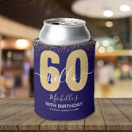 Porta-lata Hello 60! - Elegant 60th Birthday Woman
