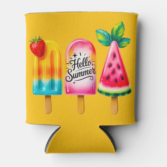 Porta-lata Hello Summer  (Frente)