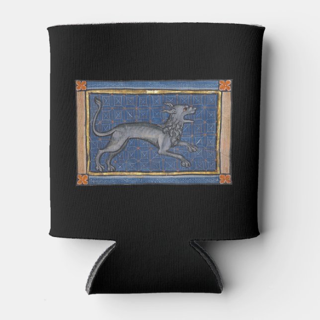 Porta-lata Hiena Bestiária Medieval c. 1270 (Frente)