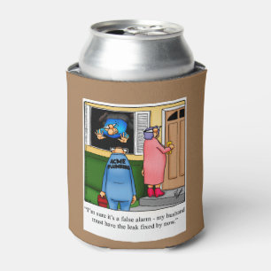Porta-lata Hillarie Husband/Plumber Humor Can Cooler