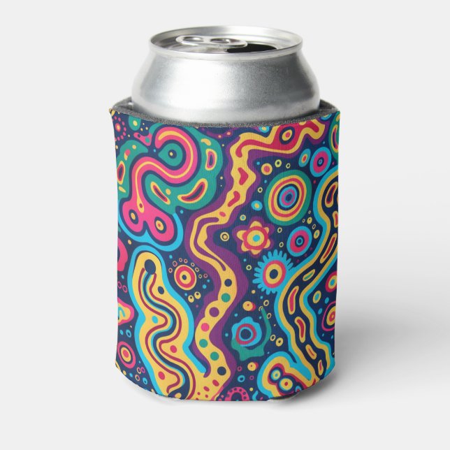 Porta-lata Hippie Can Cooler (Can Back)