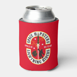 Porta-lata Hipsteres Espaciais® Cavaleiros Espuma koozie