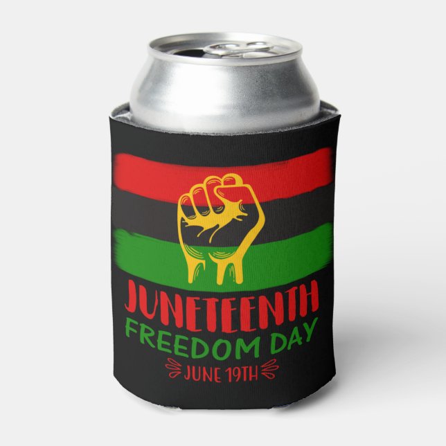 Porta-lata História Negra do Dia da Liberdade (Can Front)
