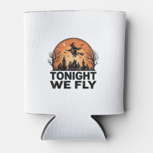 Porta-lata Hoje à Noite Voamos Camisa Vintage Witch Halloween