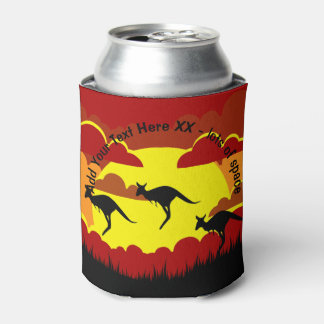 Porta-lata Holanda do Kangaroo Red Black Yellow Ytubby