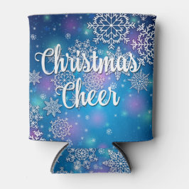 Porta-lata Holiday Snowflakes, Cheque de Natal