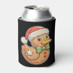 Porta-lata Homem de Biscoito de Gengibre Pato Natal Xmas Feri