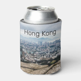 Porta-lata Hong Kong Lion Hill Skyline Panorama Souvenir