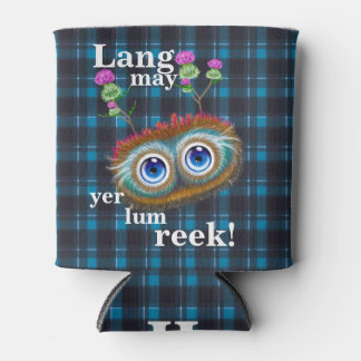 Porta-lata Hoots Toots Haggis. Sabedoria Escocesa.