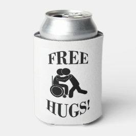 Porta-lata Hugs Gratuitos com cadeira de rodas