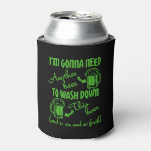 Porta-lata Humor do bebendo da cerveja