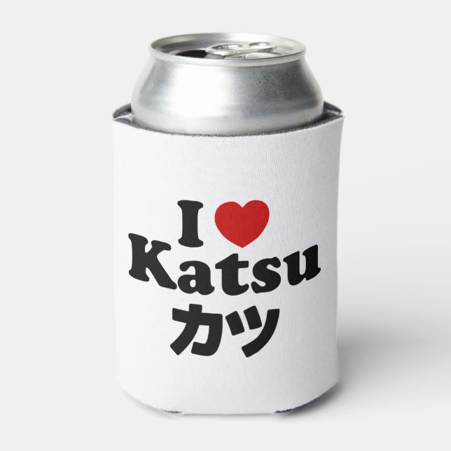 Porta-lata I Heart [Love] Katsu カ ツ (Can Front)