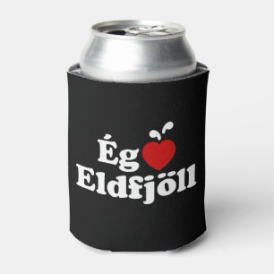 Porta-lata I Heart (Love) Volcanoes [Ég Elska Eldfjöll]