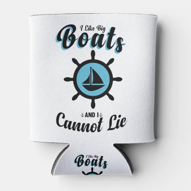 Porta-lata i like big boats and i cannot lie (Frente)