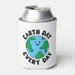 Porta-lata ícone Terra Feliz do EarthDay Ecoamigável ícone