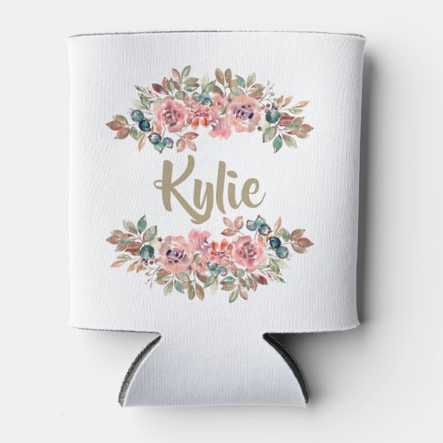 Porta-lata Identificador de Bebida com Nome Personalizado (Frente)